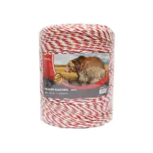 Vezi acum Rola fir alb-rosu fi 3.8mm insertie metalica 4x0.28mm SS, 500m gard electric Breckner Germany