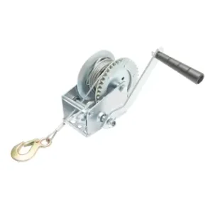 Transport gratuit Troliu manual 450kg cu cablu otel 4mmx10m Breckner Germany