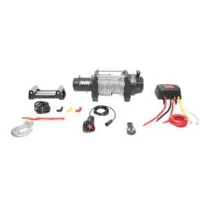 Troliu electric complet cu telecomanda, cablu otel, tensiune alimentare 12V, sarcina maxima 9T (20000lbs) Cumpărături sigure