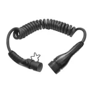 Noutate Cablu spiralat incarcare pentru masini electrice 22KW, 32A Type 2, trifazic IP55