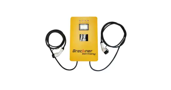 Premium Statie de incarcare AC 2x22 KW cu 2 conectori montaj pe perete
