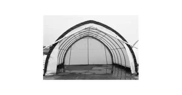 Cort industrial tip hala latime 6.1m, lungime 12.2m, inaltime 3.66m din PVC Cumpărături sigure