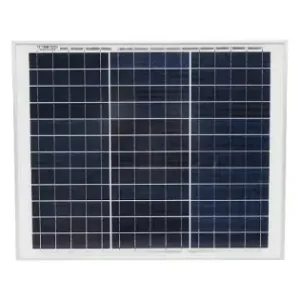 Panou solar 30W fotovoltaic policristalin cu cablu 90cm si tensiune maxima 18V 440x542x20mm Breckner Germany Lichidare de stoc