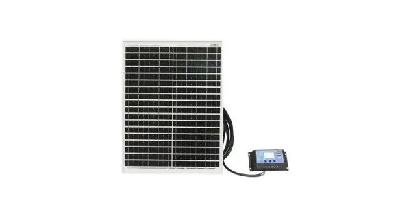 Panou solar 20W 460x350x40mm monocristalin cu regulator de incarcare 10A 12/24V, cablu 1900 mm Breckner Germany Ofertă limitată