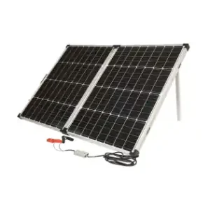 Transport gratuit Panou solar 145W portabil fotovoltaic monocristalin tip valiza cu cablu de conectare 2M si regulator tensiune 12/24V 20Ah 2 USB-uri Breckner Germany