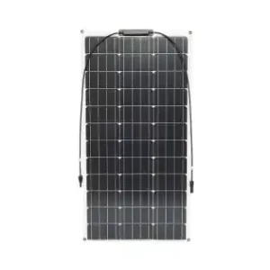 Panou solar 100W fotovoltaic monocristalin, flexibil, cablu si conectori MC4 Breckner Germany Chilipir