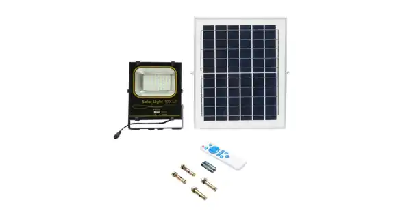 Lampa LED 50W cu panou solar si nivel de protectie IP66 Breckner Germany Super ofertă