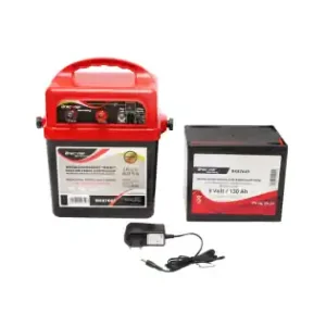 Aparat generator impulsuri 9-12/220V 1 Joule 5 km cu baterie uscata 9V/130Ah Breckner Germany Livrare gratuită