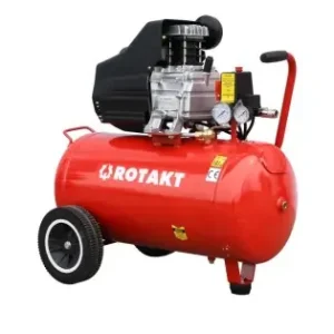 Compresor cu piston Rotakt ROCP-50-8, Aer Refulat 250l/min, 2.5CP, Butelie 50L Preț redus