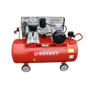 Compresor Aer Industrial Trifazat Rotakt ROCP-200-10 200L, 4CP, 2 Cilindrii, Debit 480L/min, Presiune 10 Bar, Capacitate butelie 200L Disponibil imediat