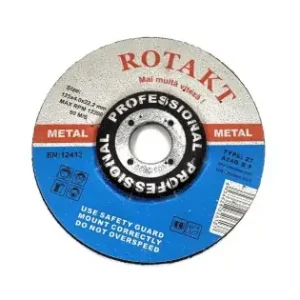 Comandă acum DISC ABRAZIV POLIZARE METAL DEGAJAT 125X4X22.2
