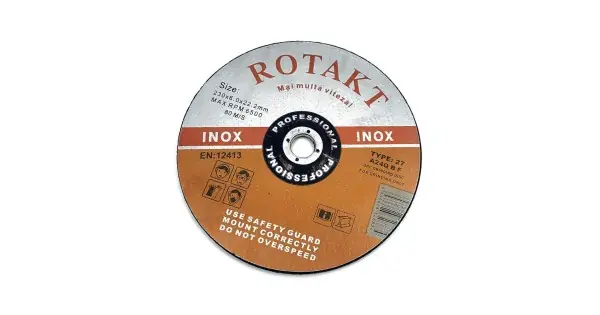 Plată securizată DISC ABRAZIV POLIZARE INOX DEGAJAT 230X6X22.2