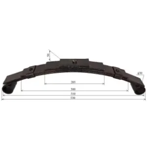 Arc lamelar suspensie spate pentru triciclu electric Guliver Cumpără acum