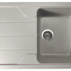 Chiuvetă din compozit de granit pentru bucătărie ELEFANT PREMIUM 7850 VERONA Safari bej 775 x 495 mm Reducere