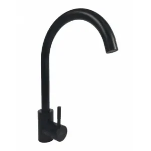 Baterie bucatarie MIXXUS SUS-011 BLACK din otel inoxidabil, Monocomanda, Racorduri incluse Calitate înaltă