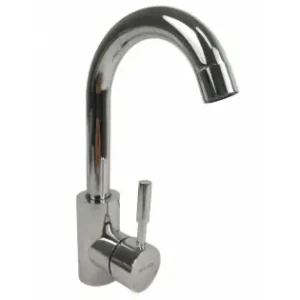 Baterie bucatarie MIXXUS SUS-011-B CHROME din otel inoxidabil, Monocomanda, Racorduri incluse Calitate înaltă