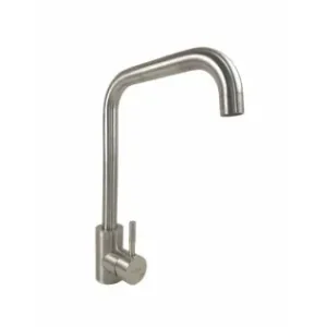 Baterie bucatarie MIXXUS SUS-011-G din otel inoxidabil, Monocomanda, Racorduri incluse Reducere extra