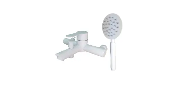 Super ofertă MIXXUS DAX-009 WHITE EURO baterie baie din otel inoxidabil