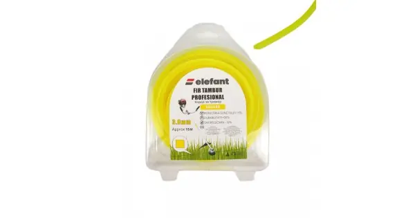 FIR TAMBUR (PATRAT YELLOW) 3mm x 15m, Elefant Transport gratuit