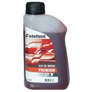 ULEI PREMIUM , AMESTEC 2T ,ROSU , 0.5L Elefant Livrare expres