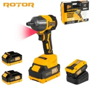 Autofiletanta cu impact pe acumulator ROTOR RIW21, 21 V /3 Ah, 320 Nm 2200 rot/min, 3300 BPM Preț redus