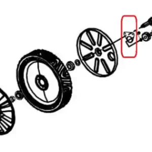 Capac RURIS PSRX18-93, pentru masina de tuns iarba Ruris RX18 Noutate