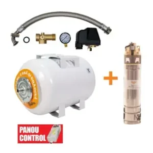 Ruris Kit pompa + Hidrofor Dunarea 50, vas 50 litri, 750 W Noutate