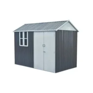 Bestseller Magazie pentru lemne si unelte Hecht 6x10 nord cadru si baza metalica prevazuta cu geam dimensiuni 172 x 302 x 222 cm