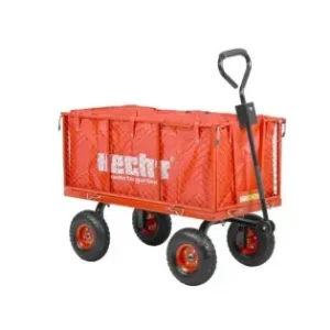 Remorca, carucior HECHT 52184, capacitate incarcare 350 kg, compatibila cu tractorasele de tuns iarba Hecht 5114, 5116, 5176, 5639, 5938, 5922 Discount