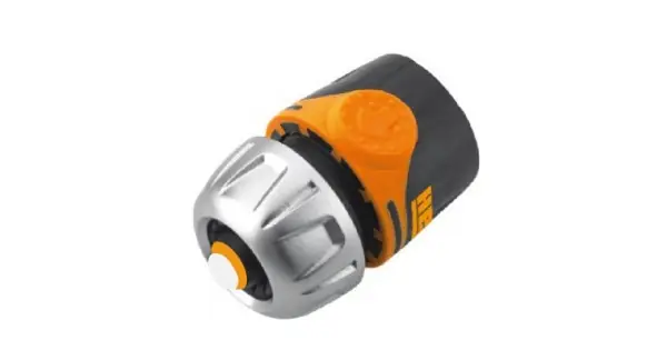 Conector mufa racord cupla Hecht 08011 pentru furtun cu opritor 1 2 inch - 5 8 inch Noutate