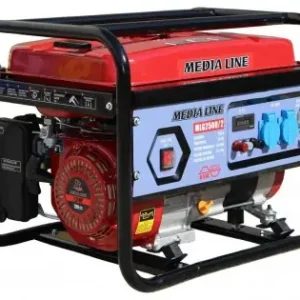 Comandă acum Generator de curent monofazat MLG 2500/2 Media Line , putere maxima 2,2 kVA, pornire la sfoara, rezervor 15 L ,AVR cu perii