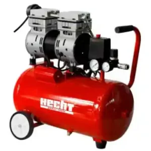 Compresor de aer fara ulei HECHT 2075, silentios, 0.75 kW, butelie 24 litri, 132 l/min, 8 bar Reducere extra
