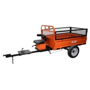 Remorca pentru motocultor RURIS 750SA cu capacitate de încărcare 750 kg si sistem de basculare Nu rata