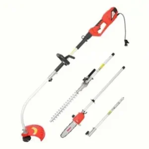 Calitate înaltă Unealta multifunctionala electrica HECHT 690 3 in 1, putere motor 900 W, trimmer gazon, trimmer gard viu, fierastrau