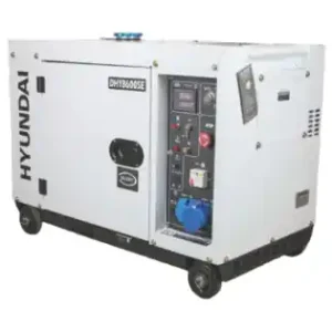 Reducere extra Generator de curent monofazat cu motor diesel HYUNDAI HY-DHY8600SE, 6KW