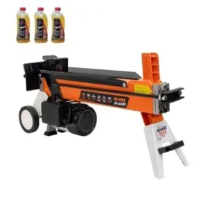 Despicator lemne DL600 RURIS 2200 W, 230 V, 6 tone + CADOU 3 x Ulei hidraulic h46 amgoil 1l Reduceri
