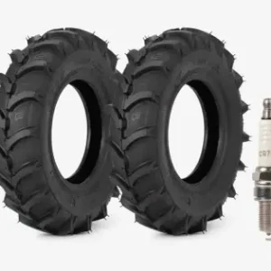 Ultima șansă 2 x Anvelopa motocultor 500-12 + CADOU Bujie Ruris, pentru motor 4T