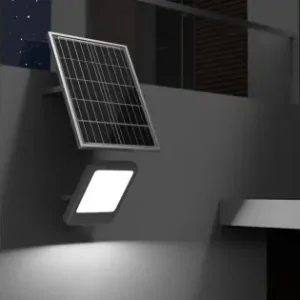 Bestseller Proiector LED 100W cu panou solar policristalin 12W, telecomanda si acumulator inclus Breckner Germany