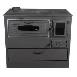 Plată securizată Soba pe lemne Grand Fantazia Lux 9kW cos stanga