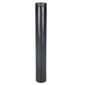 Burlan soba pe lemne 90cm ø130mm Gri Mat Lichidare de stoc