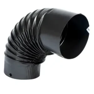 Ofertă de sezon Cot pentru soba pe lemne 90˚ ø150mm Gri Mat