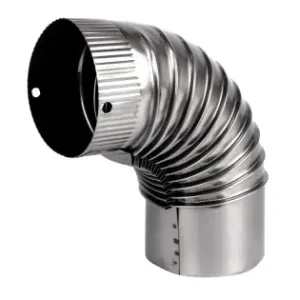 Cot pentru soba pe lemne 90˚ ø120mm 0.4mm, Zincat Cumpără acum