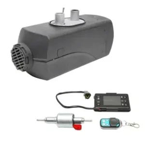 Retur gratuit Incalzitor stationar, sirocou 12V, 2KW, display LCD, cu telecomanda si bujie Kyocera Breckner Germany