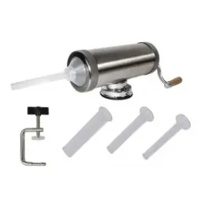 Aparat de umplut Carnati Elefant KY-2005S, 2.5 kg, INOX ALIMENTAR, Orizontal 3 palnii Reduceri