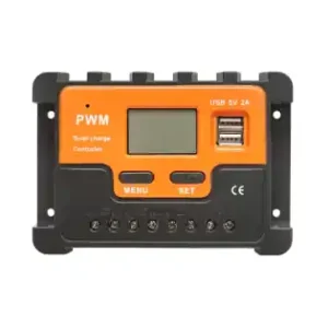 Regulator tensiune pentru panou solar 10A 12V/24V 2X port USB 5V/2A Breckner Germany Retur ușor