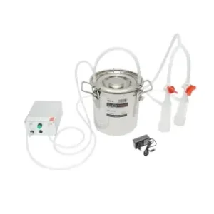 Aparat de muls cu 1 post si bidon de inox 5L pentru capre, oi DISGM16 Plată securizată