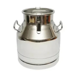Bidon de inox pentru lapte cu capac 20L aparat de muls vaci Breckner Germany Noutate
