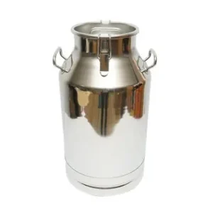 Bidon de inox pentru lapte cu capac 40L aparat de muls vaci Breckner Germany Noutate