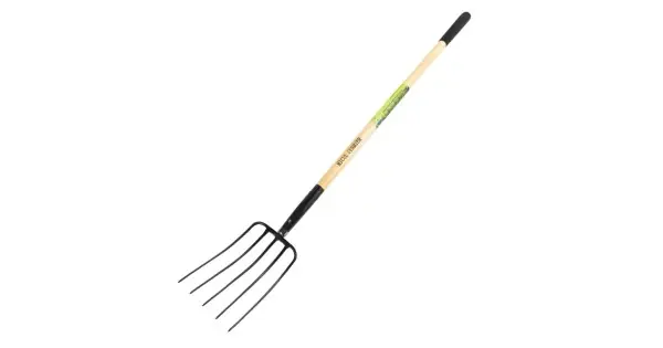 Retur gratuit Furca cu 5 dinti, maner lemn, 1520mm