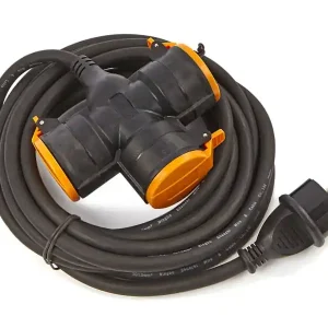 Cablu electric PRO 5m, 3×1.5mm 3 prize – RELEC493135 Preț mic